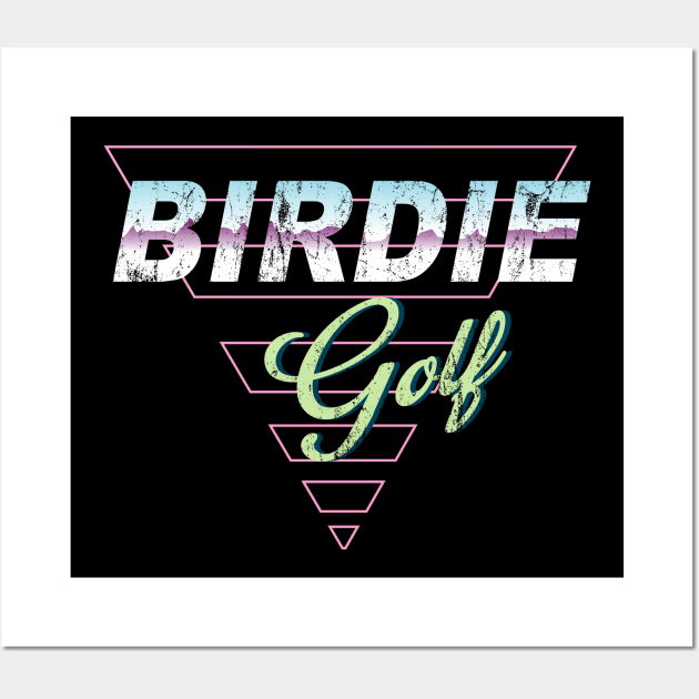 birdie golf retro Wall Art by osvaldoport76